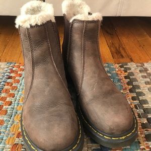 Doc Marten Leonore Fur Lined Chelsea Boots